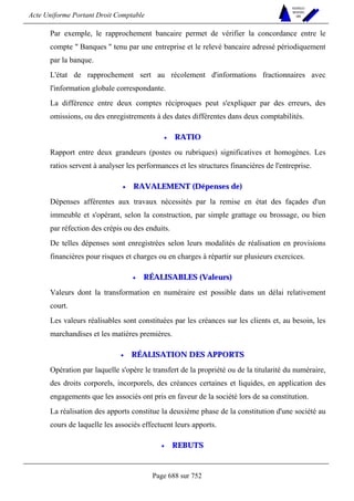 DROIT COMPTABLE OHADA