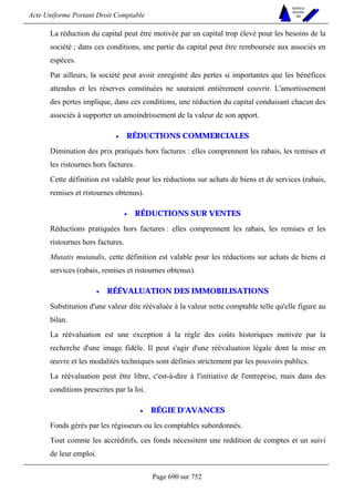 DROIT COMPTABLE OHADA