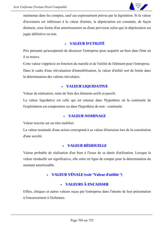 DROIT COMPTABLE OHADA