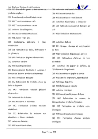 DROIT COMPTABLE OHADA