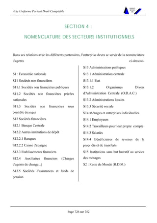 DROIT COMPTABLE OHADA