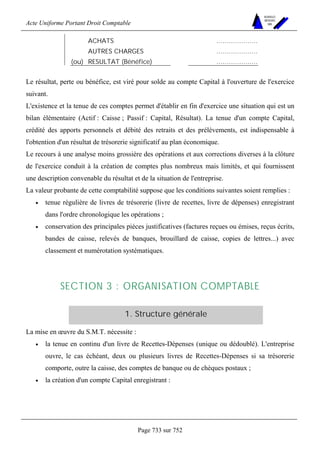 DROIT COMPTABLE OHADA