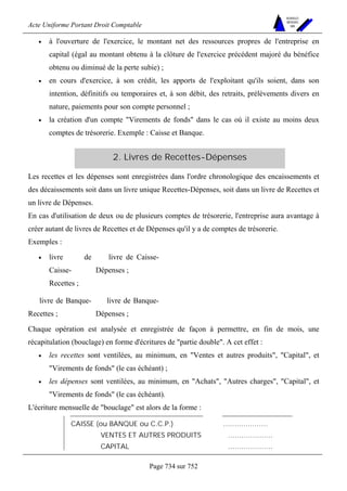 DROIT COMPTABLE OHADA