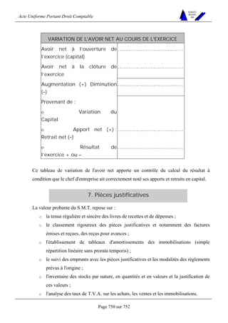 DROIT COMPTABLE OHADA