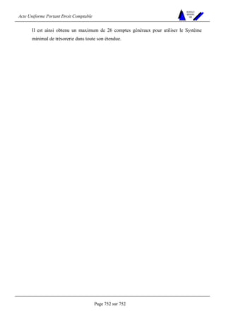 DROIT COMPTABLE OHADA