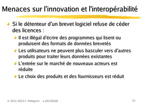 Droit des logiciels - 28 mai 2013 - Urfist de Paris