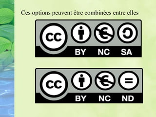 Ces options peuvent être combinées entre elles
 