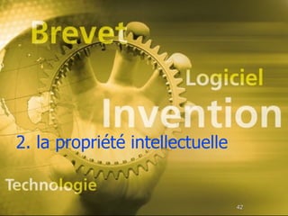 2. la propriété intellectuelle 