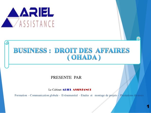 cours de droit des affaires ohada pdf