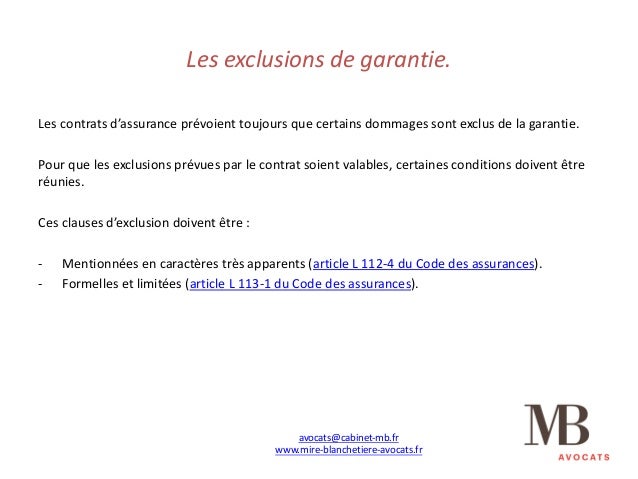 Droit Des Assurances