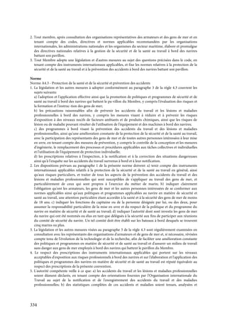   Droit maritime international et pollution