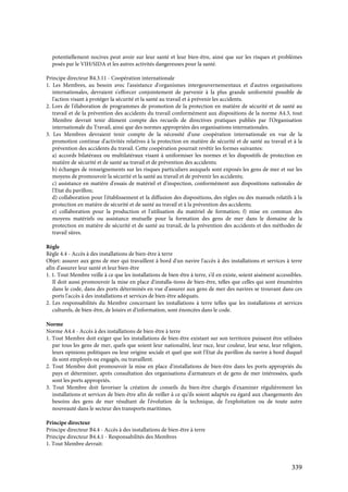   Droit maritime international et pollution