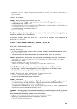   Droit maritime international et pollution