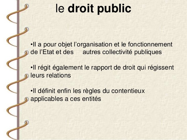 Droit public