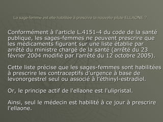 Droits de prescription de la sage femme | PPT