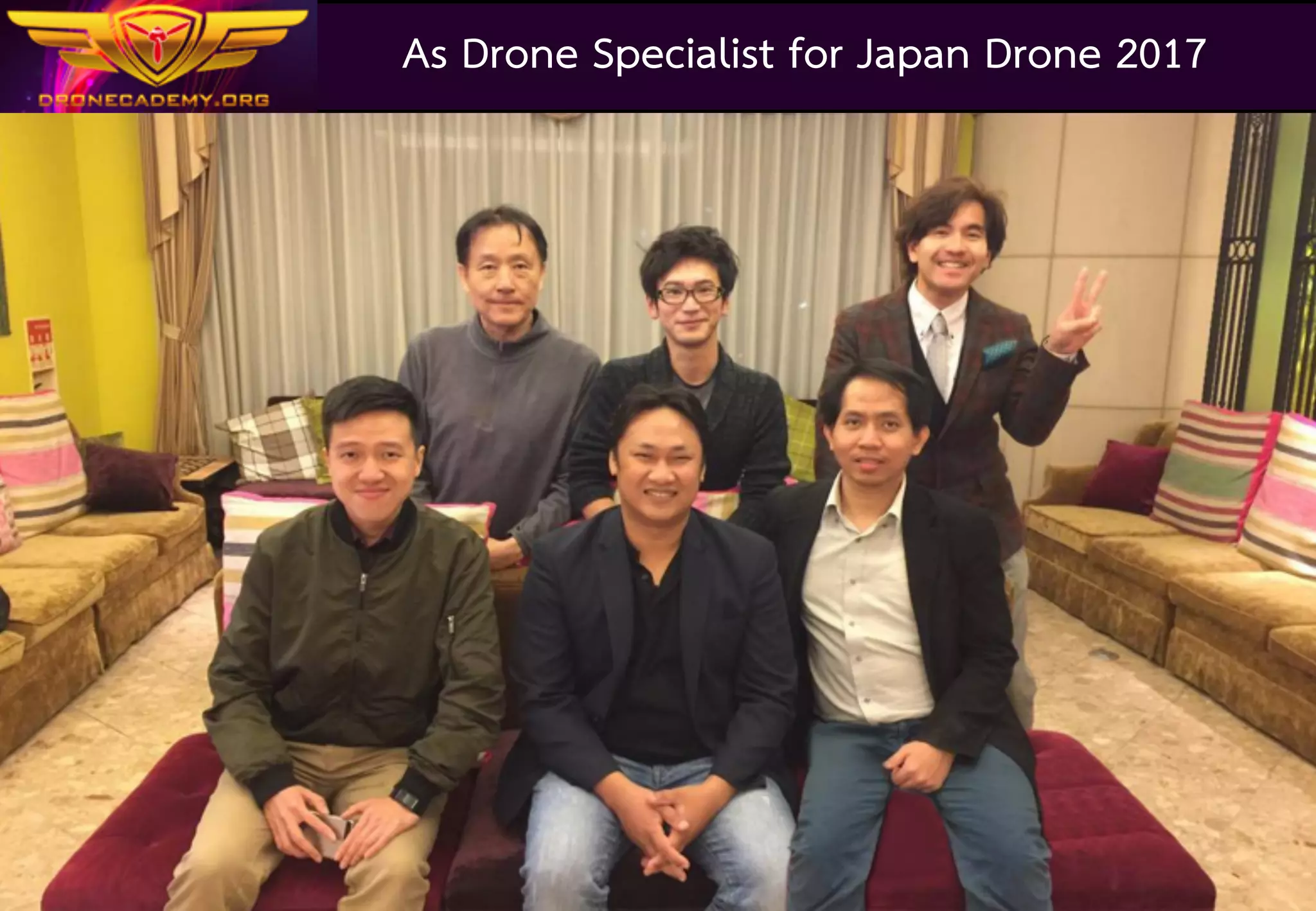 Drone	Academy	Thailand
13
																																				As Drone Specialist for Japan Drone 2017
 