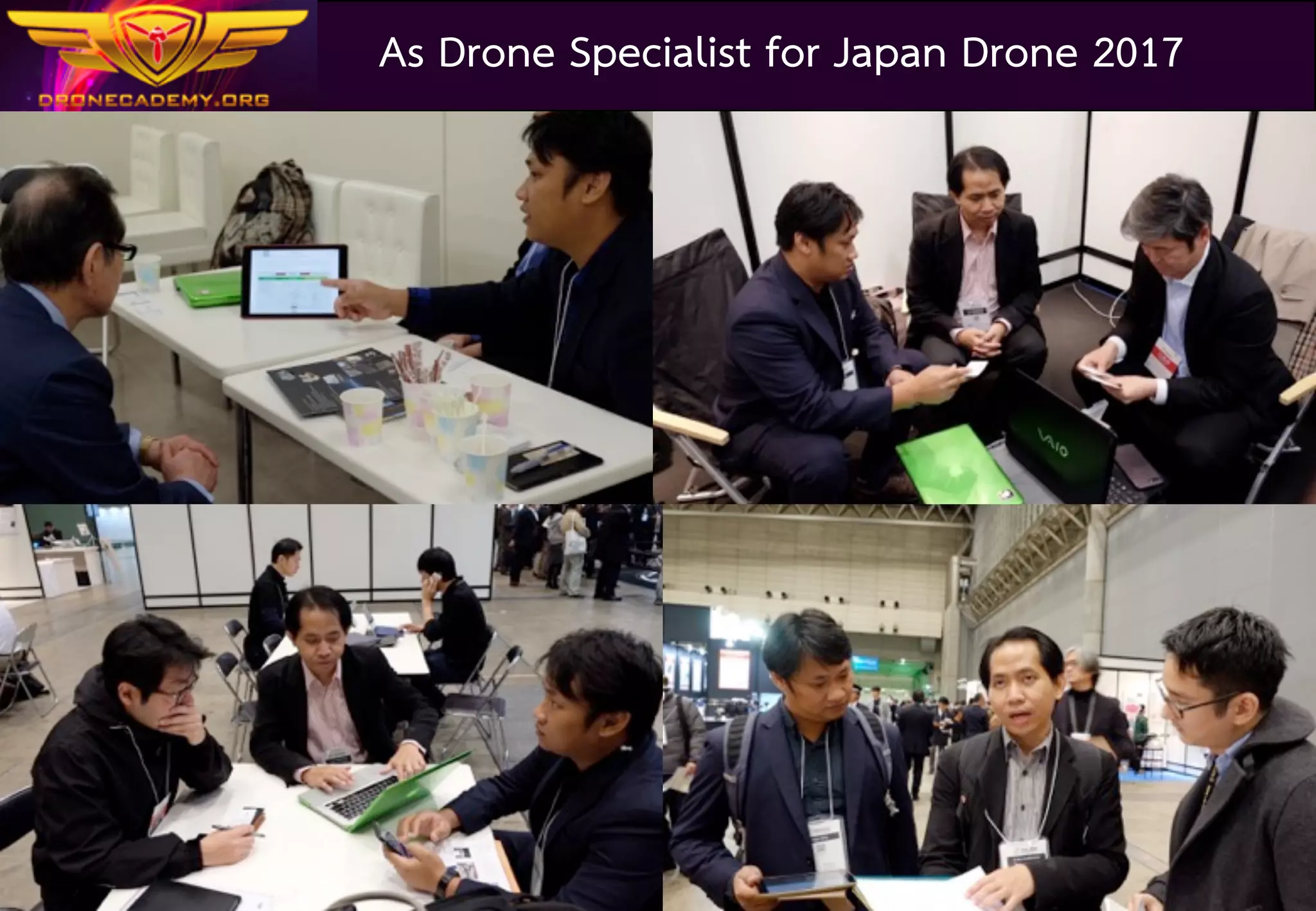 Drone	Academy	Thailand
15
																																				As Drone Specialist for Japan Drone 2017
 