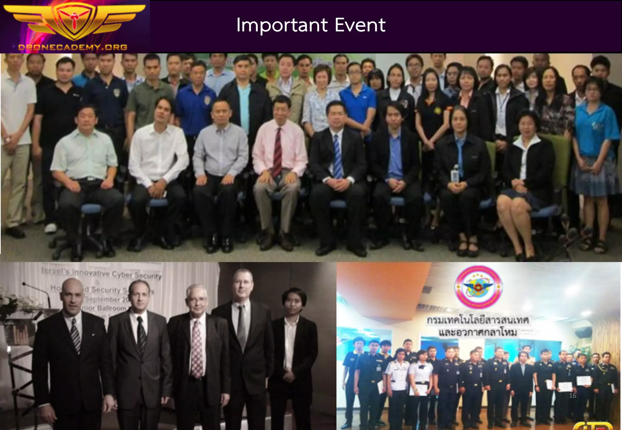 Drone	Academy	Thailand
16
As Drone Specialist for Japan Drone 2017
 