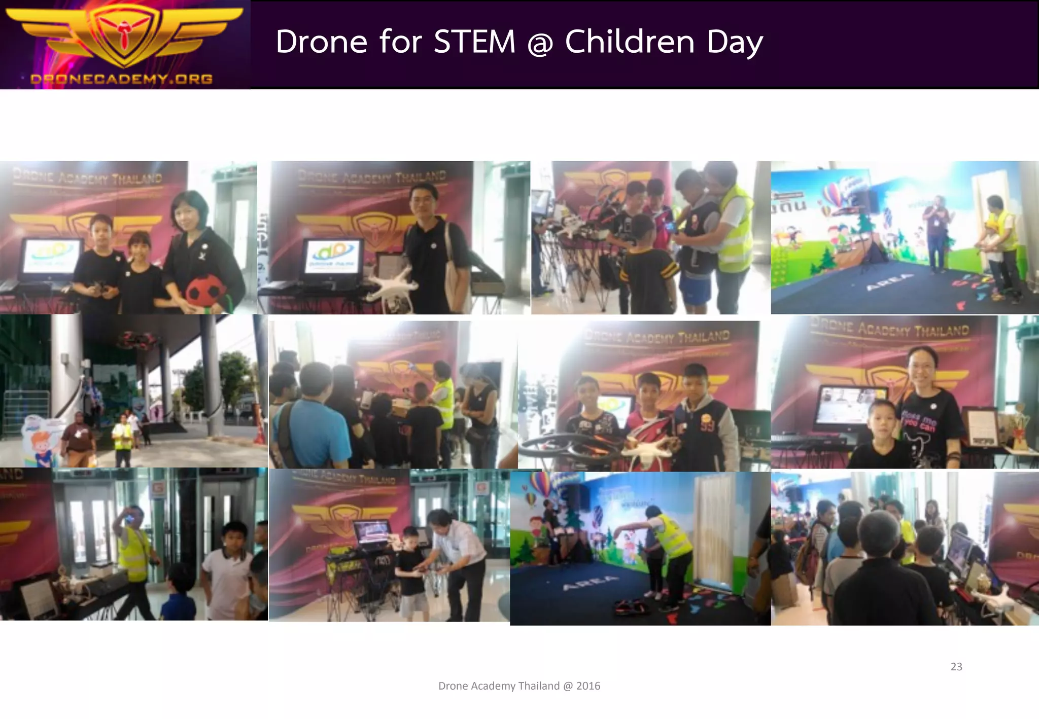 23
Drone	Academy	Thailand	@	2016
																												International Drone Sport 2016 (Korea)
 
