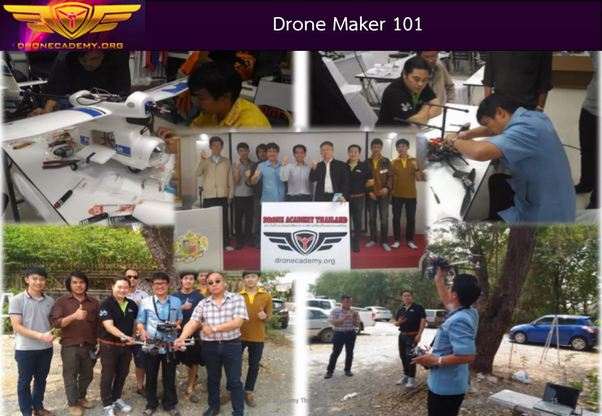 Drone	Academy	Thailand	@	2016
28
Military Training
 