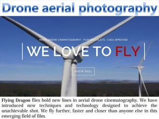 Drone aerial photography | PPT