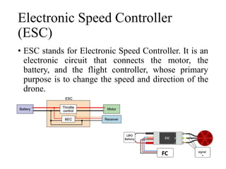Esc Connection Drone Design Parameter basics by Avionics Club, SVNIT | PDF