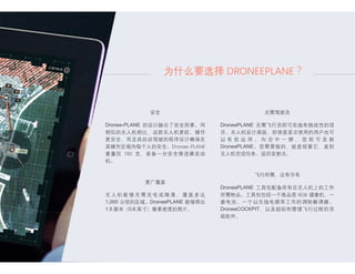 ΪʲôҪѡ DRONEEPLANE
ȫ
Dronee-PLANE ں˰ȫءͬ
Ƶ˻ȣ˻ᡢ
ȫԶʻĳȷ
ÿ˵İȫDronee-PLANE
 780 ˣװһ̨ȫƽ

㸲
                
1,000 DroneePLANE ܹճ
1.5 ף0.6 Ӣ磩ܶȵƬ
ʻԱ
DroneePLANE ԱʵʩսԵ
Ŀ˻Ƹ߼ʹ״ʹõûҲ
  Ч       һ       
DroneePLANEҪģǹۿֱ
˻񡢷ط㡣
裬Ӧо
DroneePLANE ߰䱸˻ϵĹ
Ʒ߰һƷ RGB һ
׵ءһߵƵʹĵƽ
DroneeCOCKPITԼ֯͹й̵Ķ

 