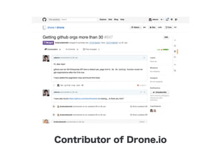 Contributor of Drone.io
 