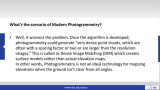 Drone li dar vs photogrammetry | PPTX