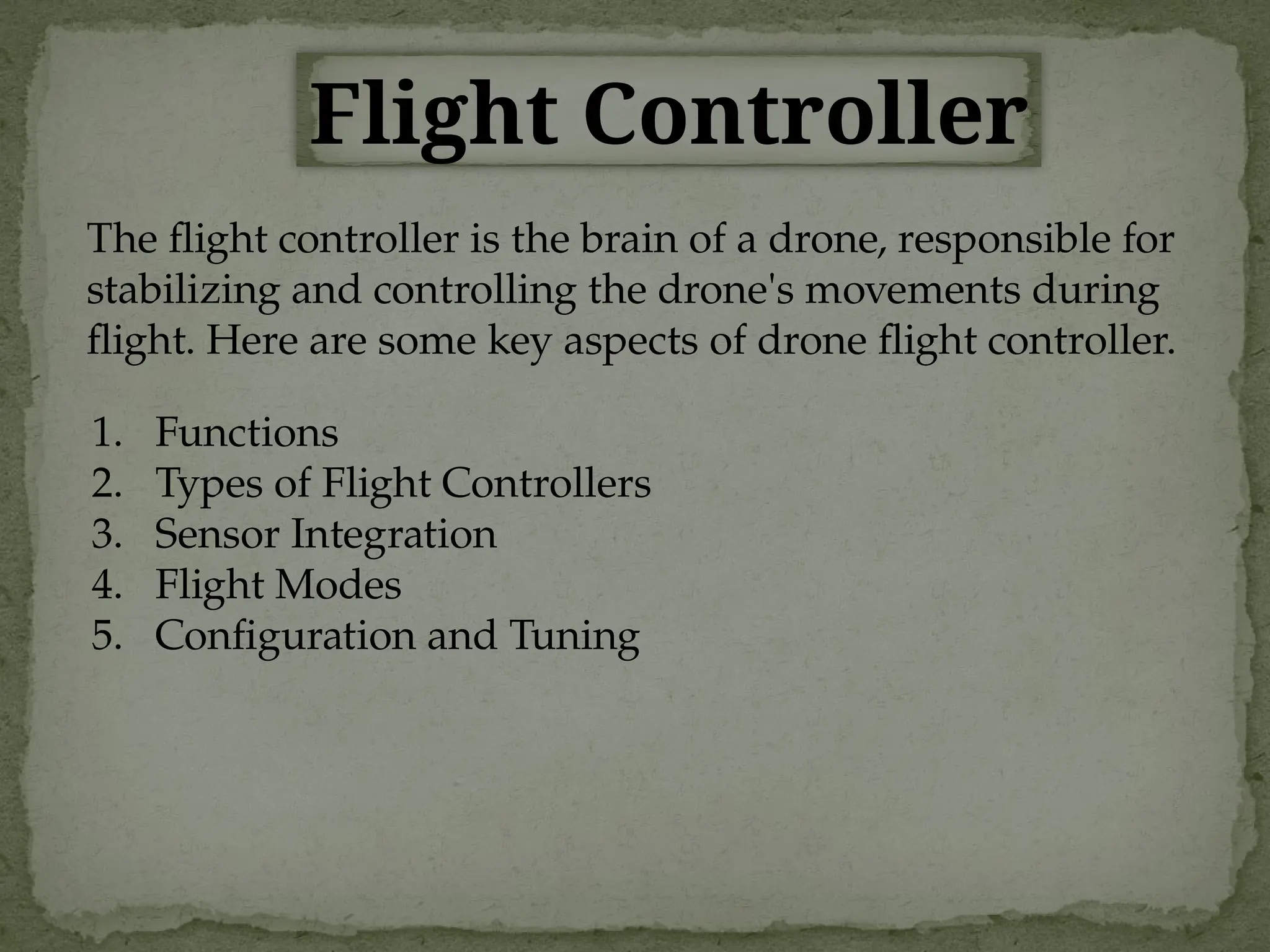 DRONE OPERATION presentation to understand basics of drone | PPTX