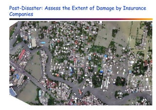 Post-Disaster: Assess the Extent of Damage by Insurance
Companies
 