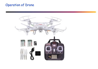 Operation of Drone
 