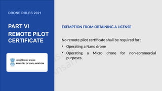 drone rules 2021 ppt chek tesing 1234 testng | PPTX