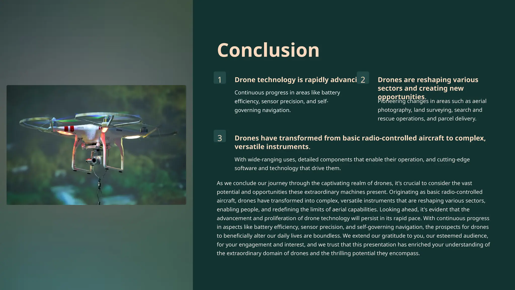Drones: Drone technology and future of drones. | PPTX