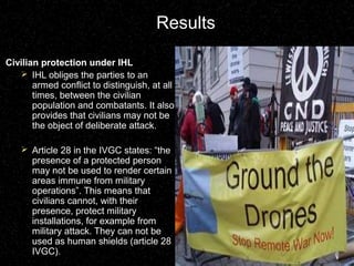 Drones ands civilian protection under ihl | PPT