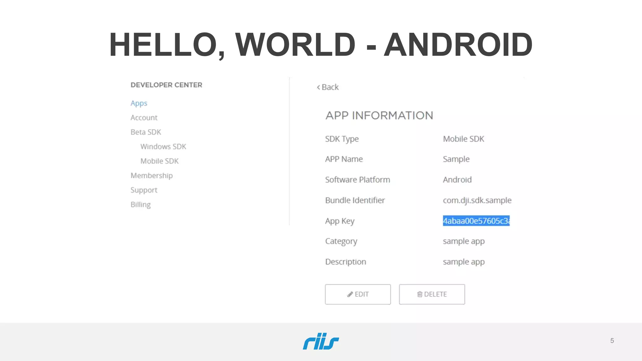 5
HELLO, WORLD - ANDROID
 