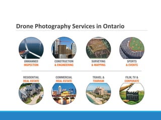 Drone Photography Services in Ontario
 