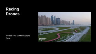 Racing
Drones
World’s First $1 Million Drone
Race
 