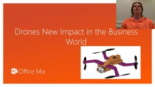 Click to edit Master text styles
Drones New Impact in the Business
World
 