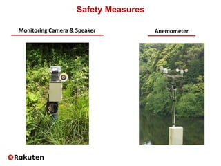 Monitoring Camera & Speaker Anemometer
Safety Measures
 