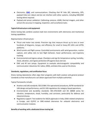Comprehensive Drone Testing Laboratory: Ensuring UAV Safety ...