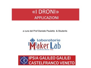 a cura del Prof Daniele Pauletto & Students
 