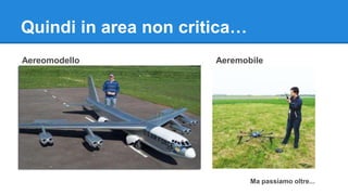 Quindi in area non critica… 
Aereomodello Aeremobile 
Ma passiamo oltre... 
 