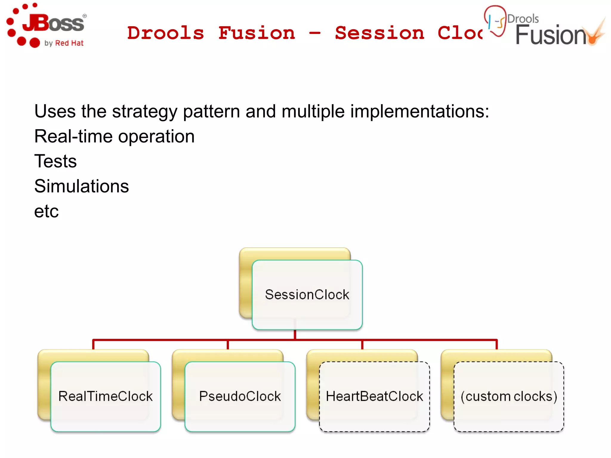 Drools Expert at a glance – Example B cont. Fires are put out after a while 
