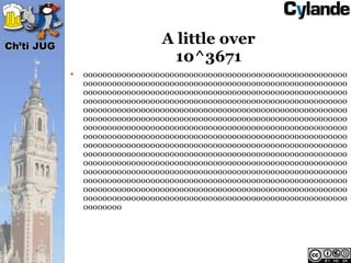 Ch’ti JUG
                                A little over
                                 10^3671
               0000000000000000000000000000000000000000000000000000000
                0000000000000000000000000000000000000000000000000000000
                0000000000000000000000000000000000000000000000000000000
                0000000000000000000000000000000000000000000000000000000
                0000000000000000000000000000000000000000000000000000000
                0000000000000000000000000000000000000000000000000000000
                0000000000000000000000000000000000000000000000000000000
                0000000000000000000000000000000000000000000000000000000
                0000000000000000000000000000000000000000000000000000000
                0000000000000000000000000000000000000000000000000000000
                0000000000000000000000000000000000000000000000000000000
                0000000000000000000000000000000000000000000000000000000
                0000000000000000000000000000000000000000000000000000000
                0000000000000000000000000000000000000000000000000000000
                0000000000000000000000000000000000000000000000000000000
                00000000
 