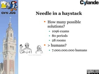 Ch’ti JUG                Needle in a haystack
                                        How many possible
                 ...