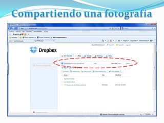 Compartiendo una fotografía