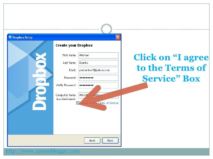 how to use dropbox on computer