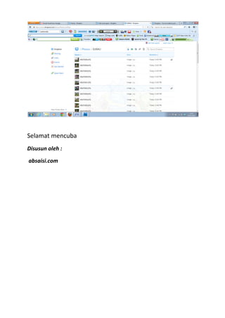 Selamat mencuba
Disusun oleh :

absaisi.com
 