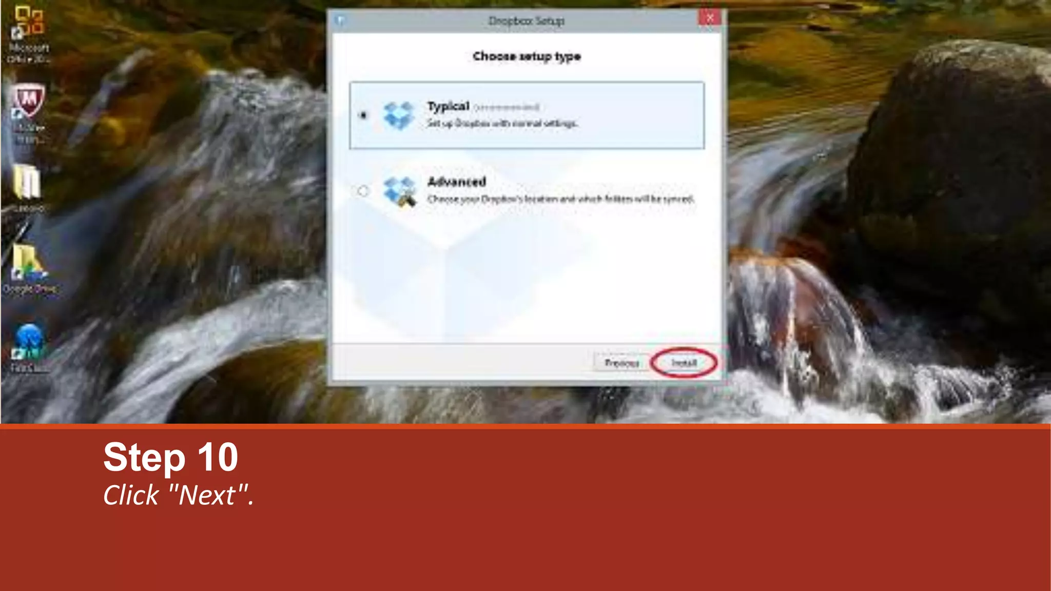 Step 10
Click "Next".
 